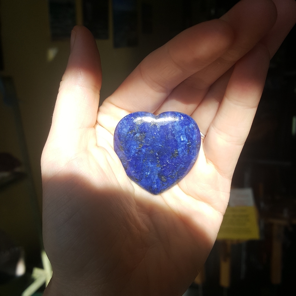Blue Lapis Mini Crystal Heart